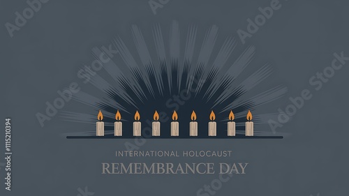 Nine Candles Illuminate Holocaust Remembrance Day photo