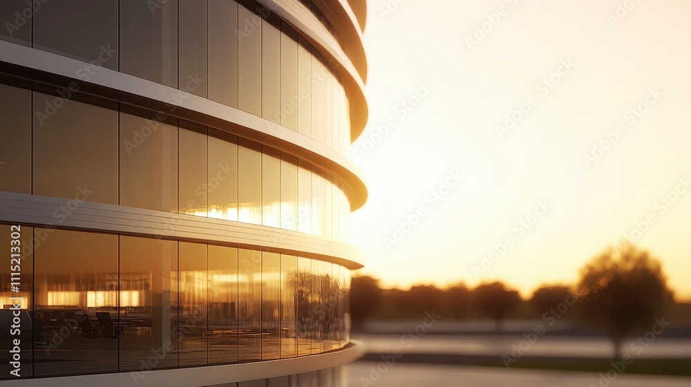 Fototapeta premium Majestic Architectural Masterpiece at Sunset