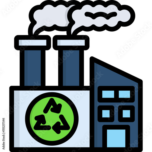 Recycling Plant Icon