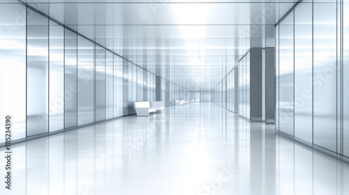 Wallpaper Mural Business meeting room with vacant chairs, symbolizing the importance of preparation and anticipation in professional environments. Torontodigital.ca