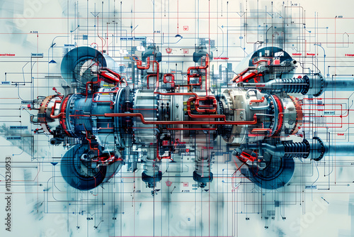 Intricately Detailed VX Vent Diagram: A Glimpse into Advanced Engineering and Design photo