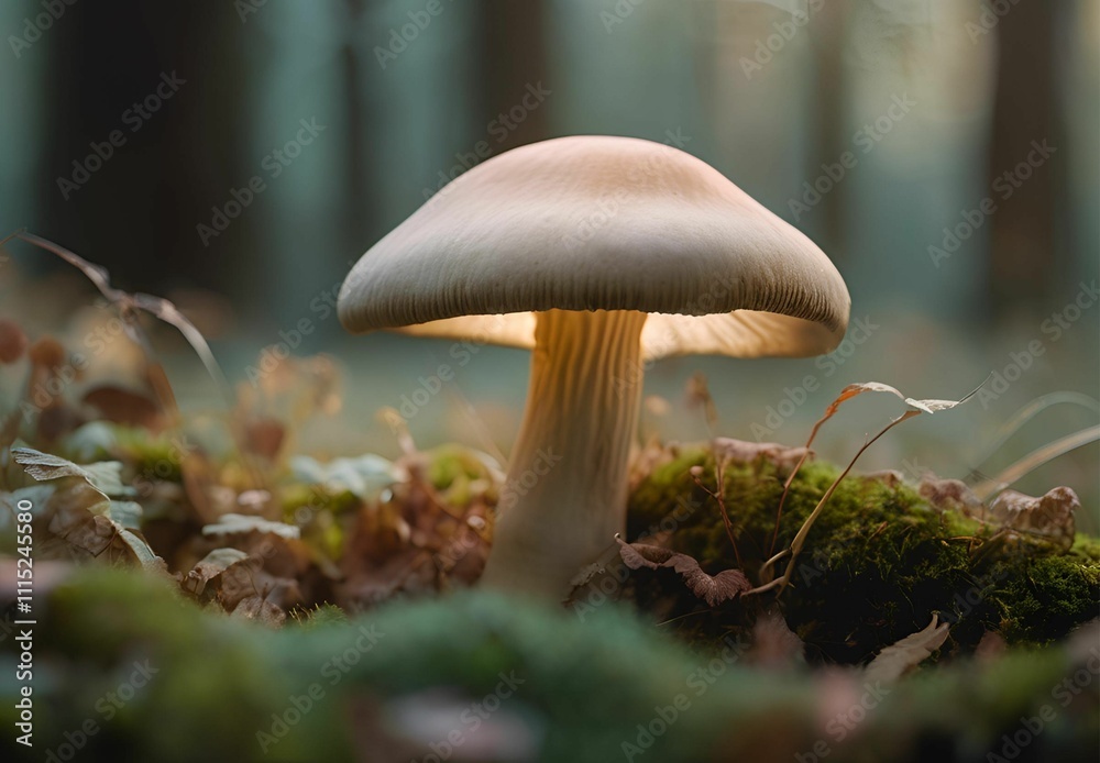 Fototapeta premium Pastel mushrooms
