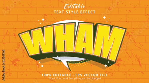 Wham Editable Text Effect