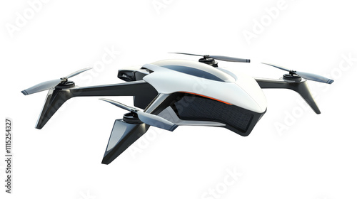 Highdefinition aerial photography and videography with white drone equipped with advanced camera technology for stunning visual content