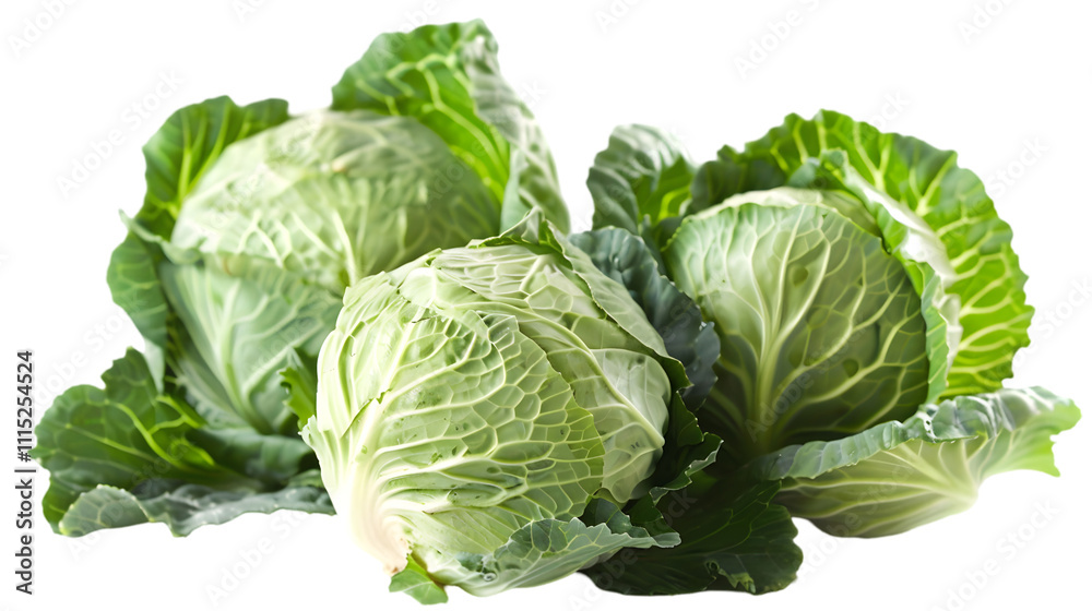 Fototapeta premium cabbage isolated on a transparent background