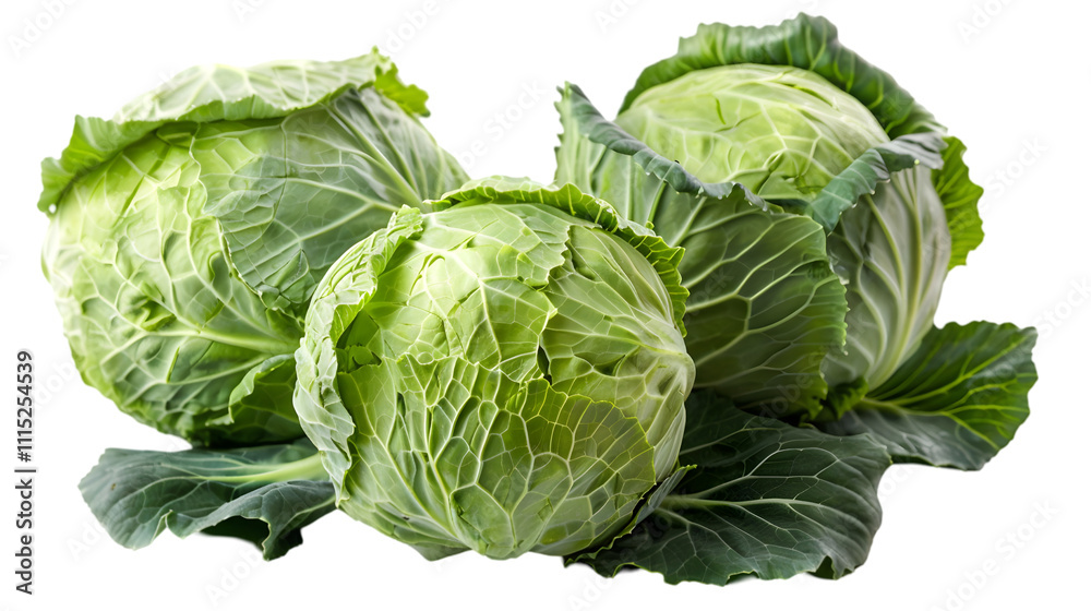 Fototapeta premium cabbage isolated on a transparent background