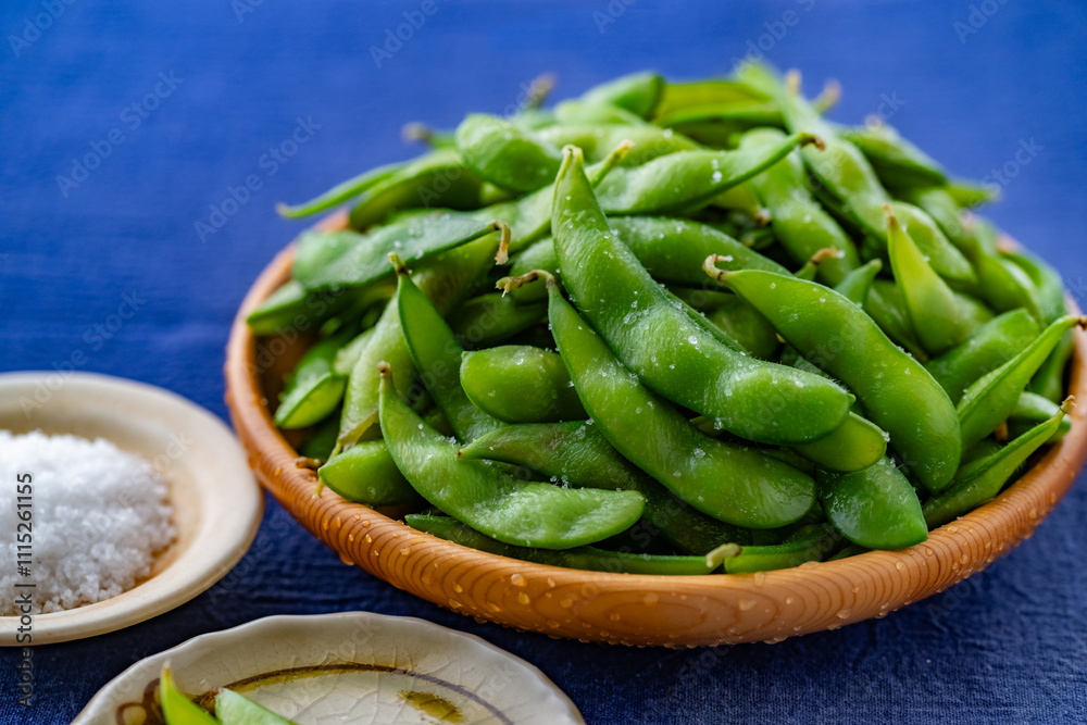Organic Green Edamame Beans.
Tasty Edamame image.
Organic Green Edamame Beans.
Tasty Edamame image.