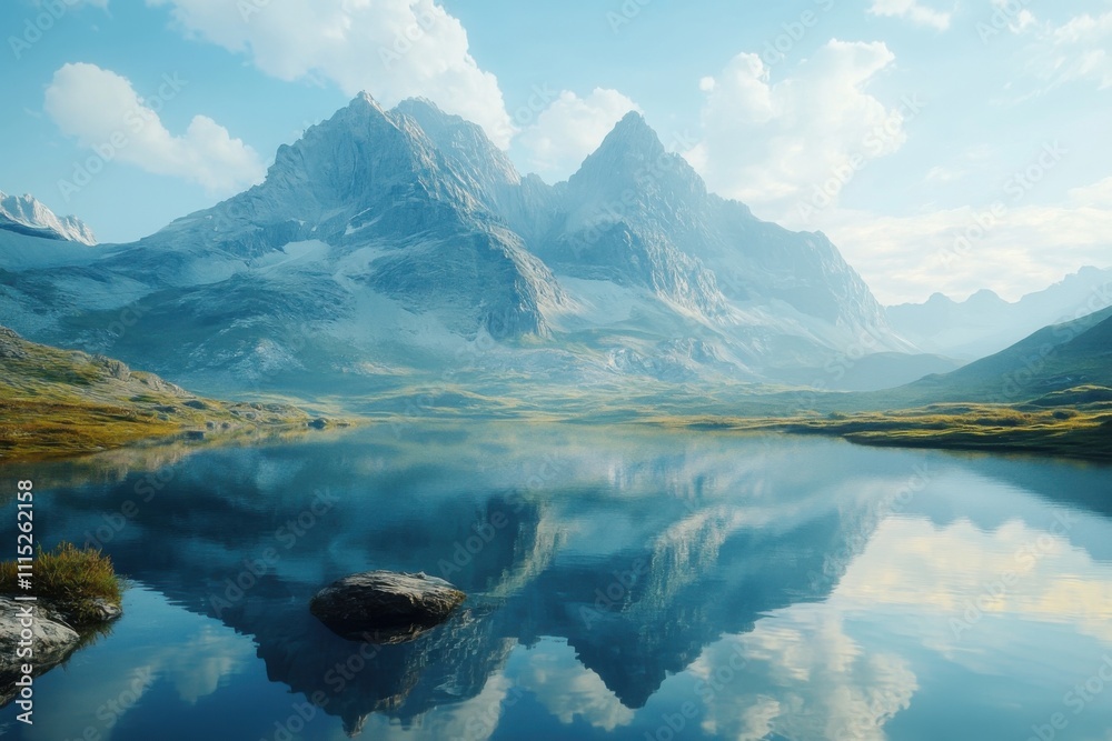 Fototapeta premium lake in the mountains