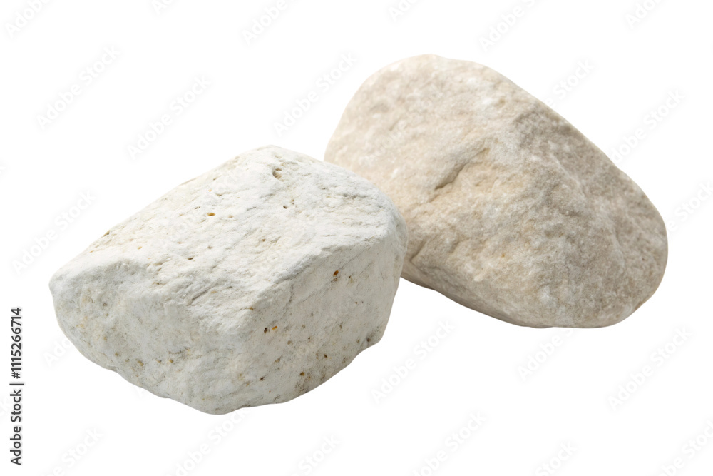 A view of light-toned rocks with a rough texture. Their irregular shapes and weathered surfaces suggest they are remnants of nature's sculpting processes, isolated on a transparent background A view of light-toned rocks with a rough texture. Their irregular shapes and weathered surfaces suggest they are remnants of nature's sculpting processes, isolated on a transparent background