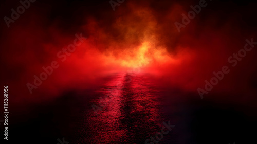 Red Abstract Background Ill...
