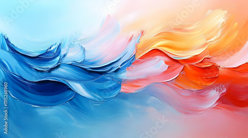 Vibrant Hues: Abstract Pain...