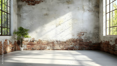 Rustic Brick Wall Room: Des...