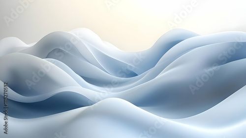 Abstract Blue Waves: Smooth...