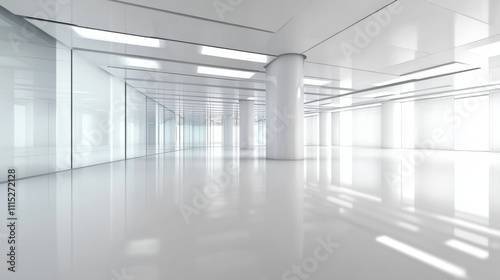 Wallpaper Mural Business meeting room with vacant chairs, symbolizing the importance of preparation and anticipation in professional environments. Torontodigital.ca