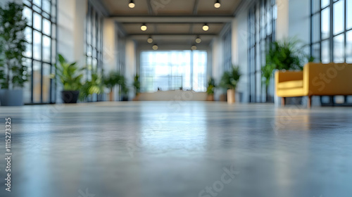 Modern Office Hallway Desig...