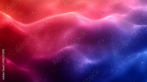 Vibrant Red & Blue Particle...
