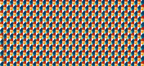 Geometric pattern designed for wallpaper