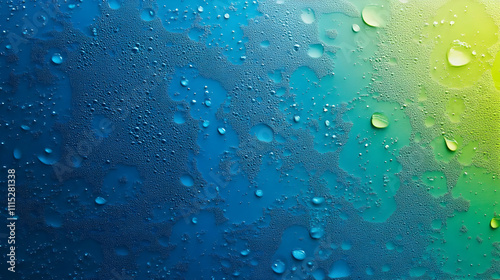 Abstract Blue and Green Wat...