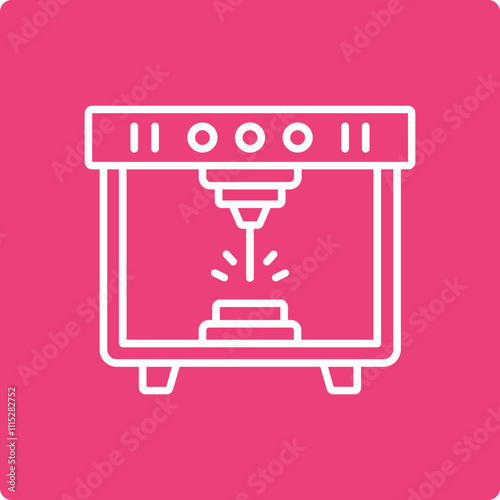 Laser Cutting Machine Icon