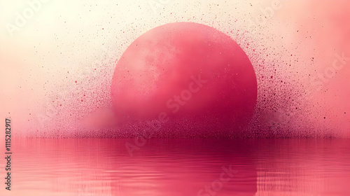Pink Orb Descends, Reflecti...