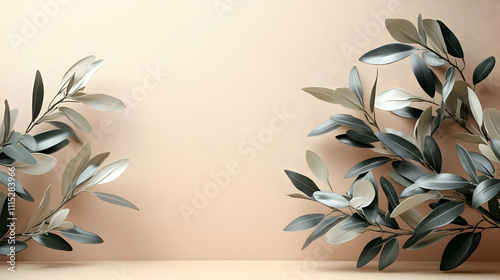 Elegant Greenery: Olive Bra...