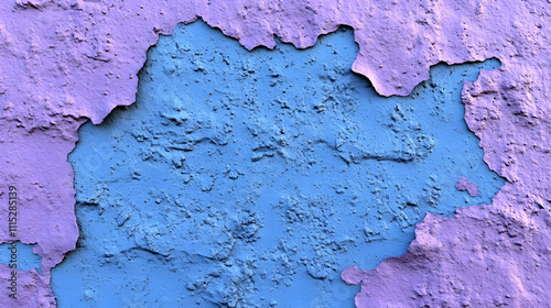 Textured Wall: Purple and B...