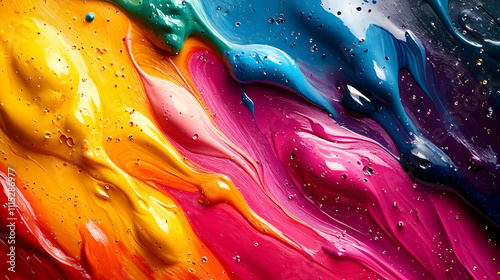 Vibrant Color Swirl Paint A...