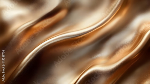 Golden Fabric Drapes, Luxur...