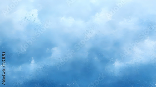 Abstract Blue Watercolor Ba...