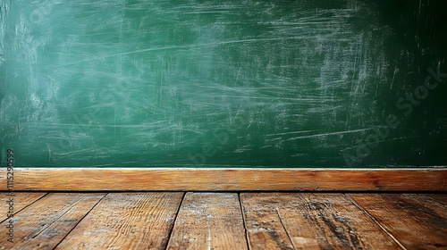 Green Chalkboard Wall & Woo...