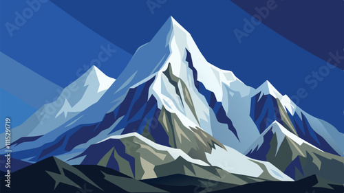 ice mountrain background.beautifull mountrain view.4k resolution.vector design.