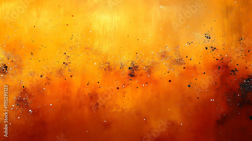 Fiery Abstract Texture: Gol...