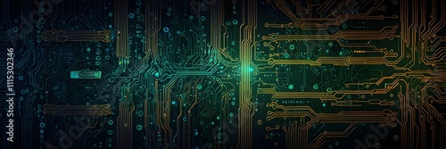 Modern technology circuit board background
