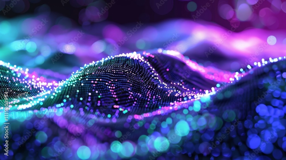 Shades of purples and greens mingle together to create an otherworldly ocean where waves are composed of digital coins and tokens symbolizing the evolution of crypto markets. Shades of purples and greens mingle together to create an otherworldly ocean where waves are composed of digital coins and tokens symbolizing the evolution of crypto markets.