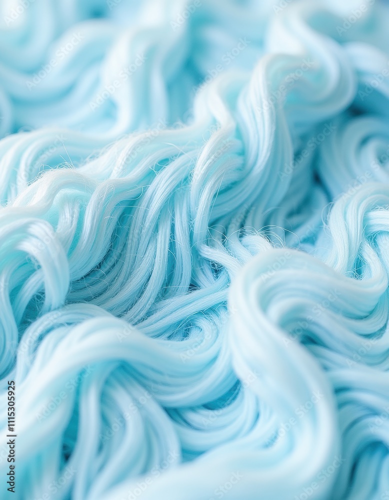 Fototapeta premium A close-up of soft, fluffy cotton fibers, ready for spinning.