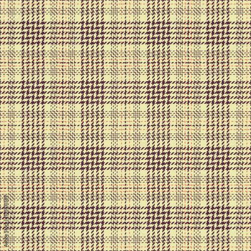 Thin Strips Yellow Plaid Seamless