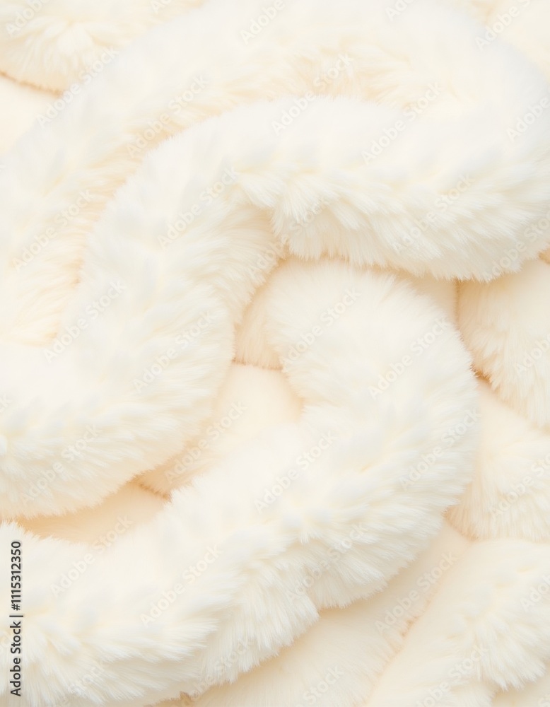 A close-up of soft, fluffy cotton fibers, ready for spinning.