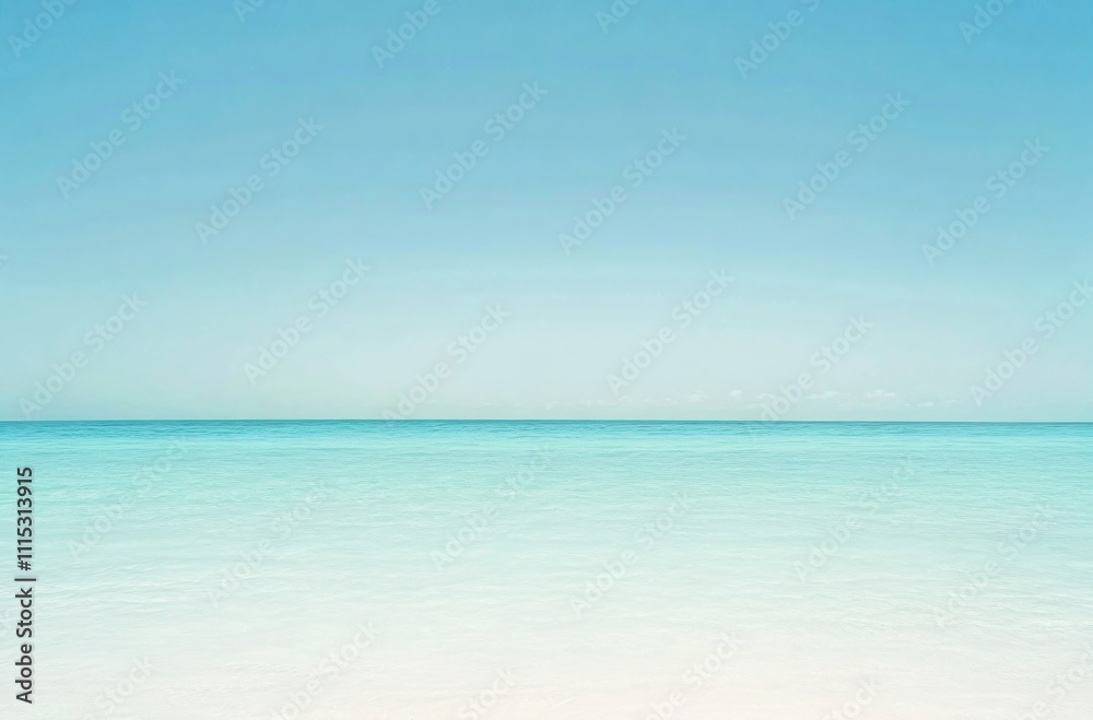 Obraz premium The vast sea and the serene surface of Qinghai Lake, also known as Chaka Salt Lake, creating a breathtaking reflection, resembling a 