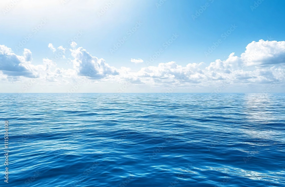 Obraz premium The vast sea and the serene surface of Qinghai Lake, also known as Chaka Salt Lake, creating a breathtaking reflection, resembling a 