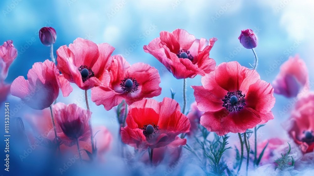 Fototapeta premium Soft Light Filtering Through Ethereal Humidity, Creating a Dreamy Atmosphere