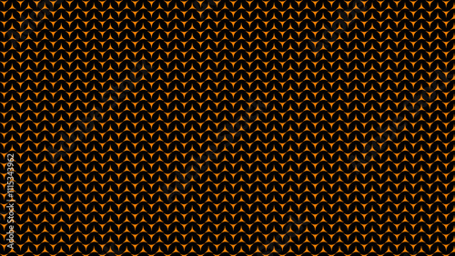 TRI STAR DESIGN PATTERN ORANGE 01 photo