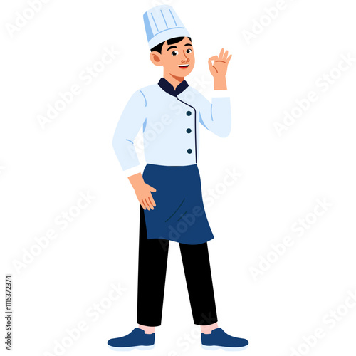 Male Chef Illustration