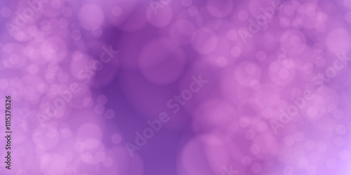 Bokeh on a purple gradient background. The layout of a creative banner, poster, poster, cover, interior and design design. Corporate identity template