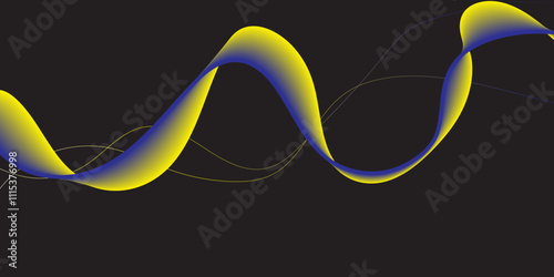 A colorfull webline and valleys is featured 
in an abstract background illustration 
