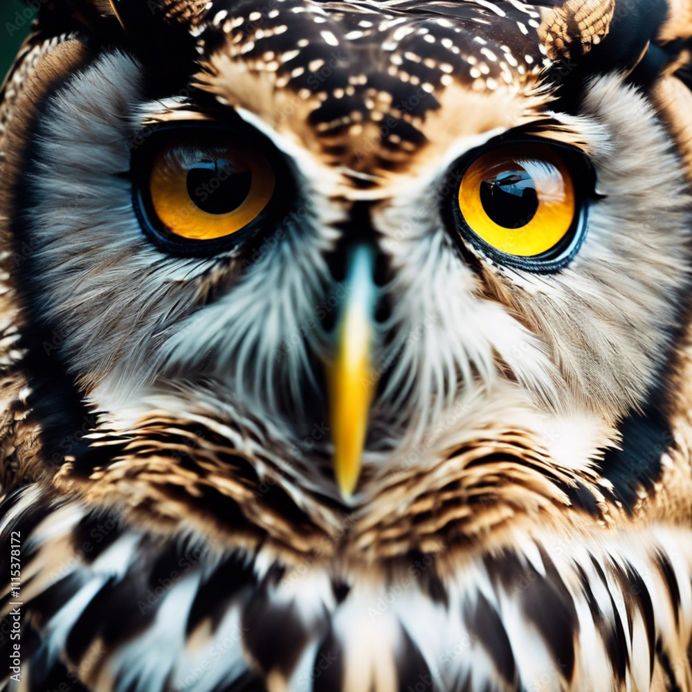 Owl Photograph Closeup Owl Photograph Closeup