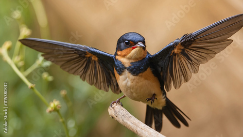 Barn Swallow Fly photo