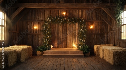 Empty podium for product