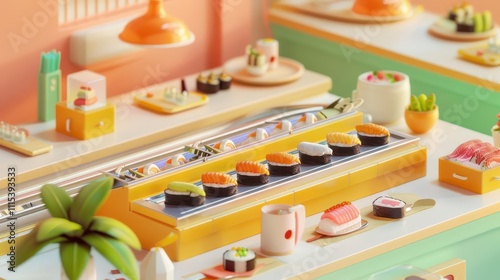 Wallpaper Mural Mediterranean Delight. Fresh and colorful cuisine concept Torontodigital.ca