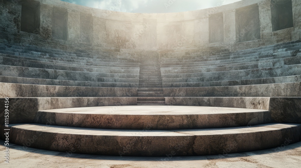 Fototapeta premium Empty podium for products