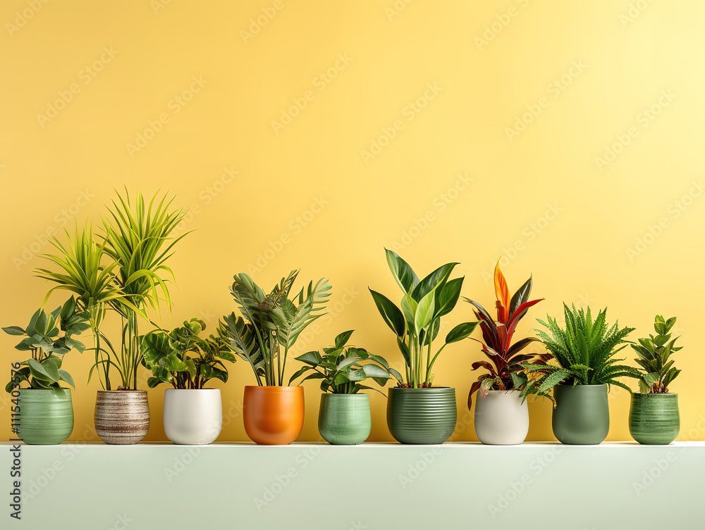 Fototapeta premium Attractive Gardening concept with plants